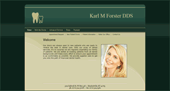 Desktop Screenshot of karlmforsterdds.com